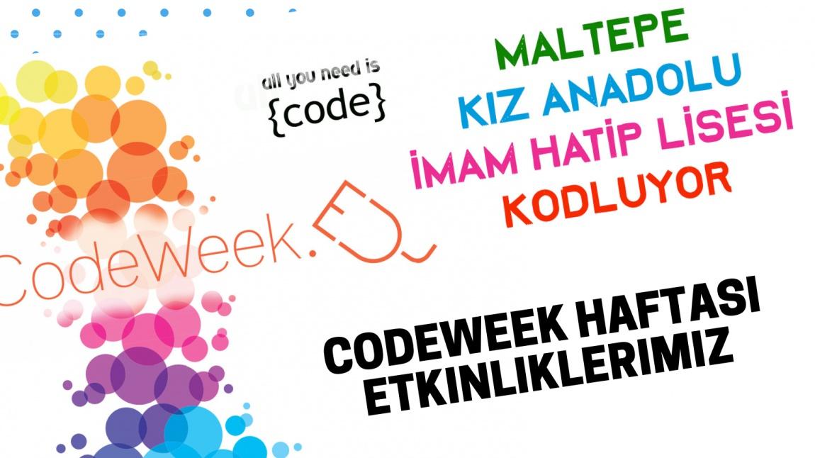 Codeweek Haftası Etkinliklerimiz